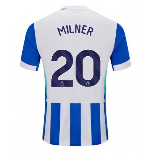 Moški Nogometni dresi Brighton James Milner #20 Domači 2025-26 Kratek Rokav